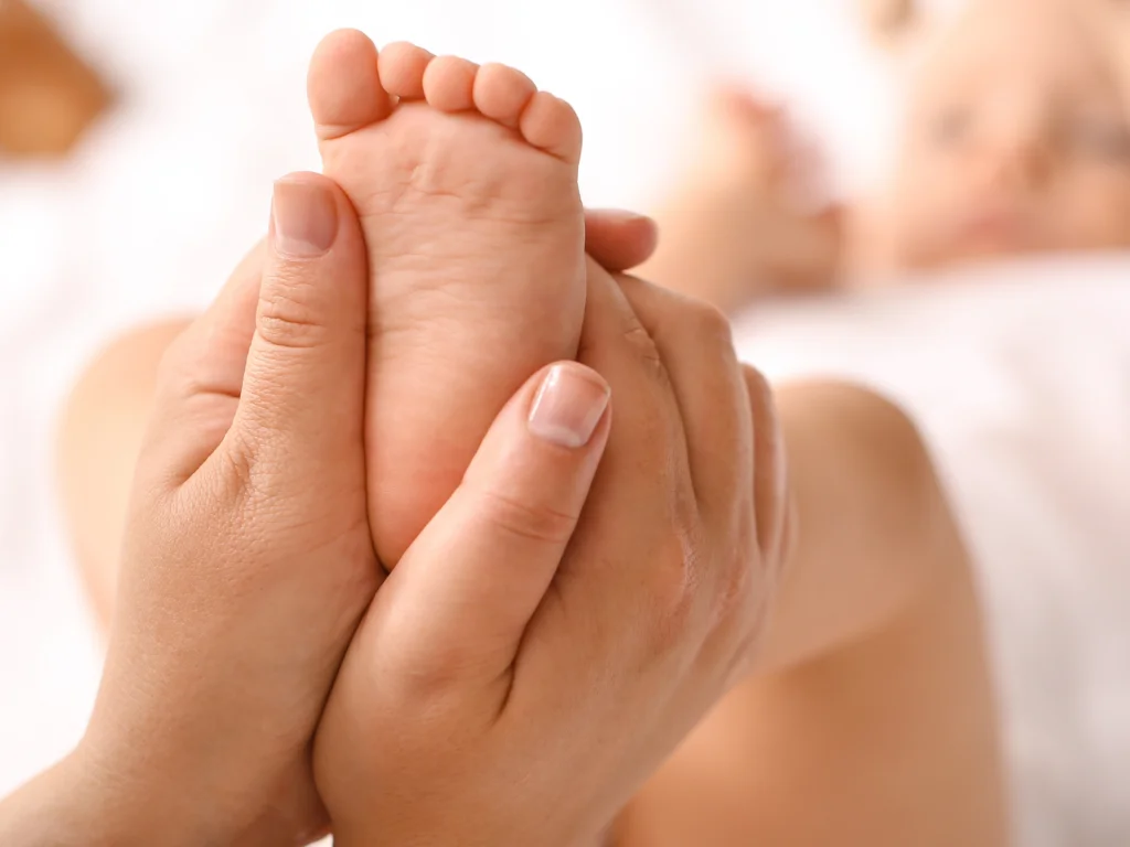 Réflexologie affective, moment de douceur